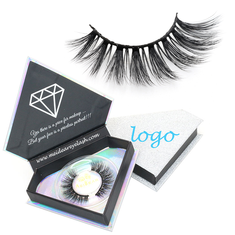 False lashes distributors wholesale own brand synthetic eyelash with private label packaging box